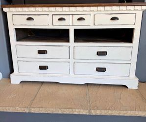 Rustic chic tv stand / server / storage cabinet