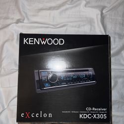 Kenwood Excelon Single Din Receiver/Stereo