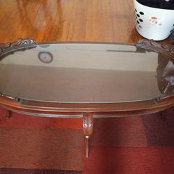 Coffee  Table Moghongy Wood. 1950s Great Condition