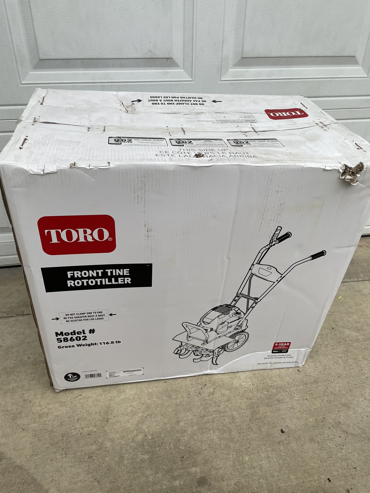 (Sunday Funday Sale) Toro 21 in. Max Tilling Width 163 Briggs and Stratton 4-Cycle Engine Front Tin