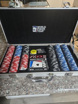 World tour poker set