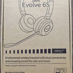 Jabra Evolve 65 SE Link380 UC Stereo with Bluetooth and Noise-Cancellation