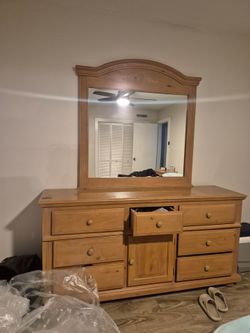 Dresser and 2 side cabnets