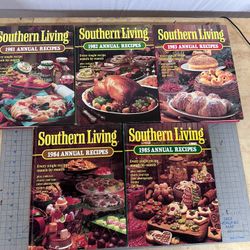 Southern Living Annual Recipes 5 Volumes