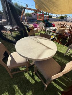 Set chairs and tables