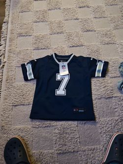 A Navy Nike Dallas Cowboys Trevon Diggs #7  game jersey