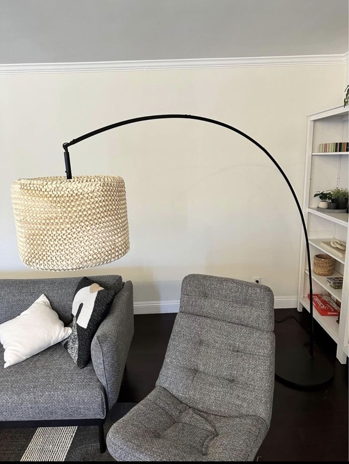 MCM Style mid Century modern Arch lamp