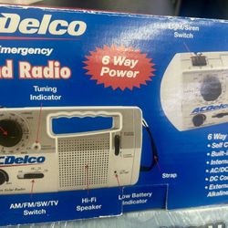 New In Box Unopened ACDelco Emergency Band Radio