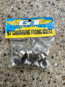 Gt Bmx chainring bolts Vintage NOS stamped