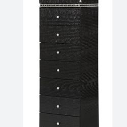 Black Hollywood Swank Lingerie Chest By Michael Amini!