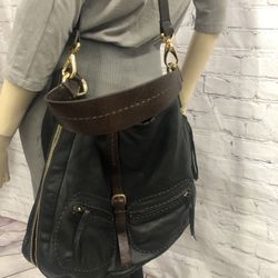 Carla Mancini Italian High Quality Leather Hobo Bag