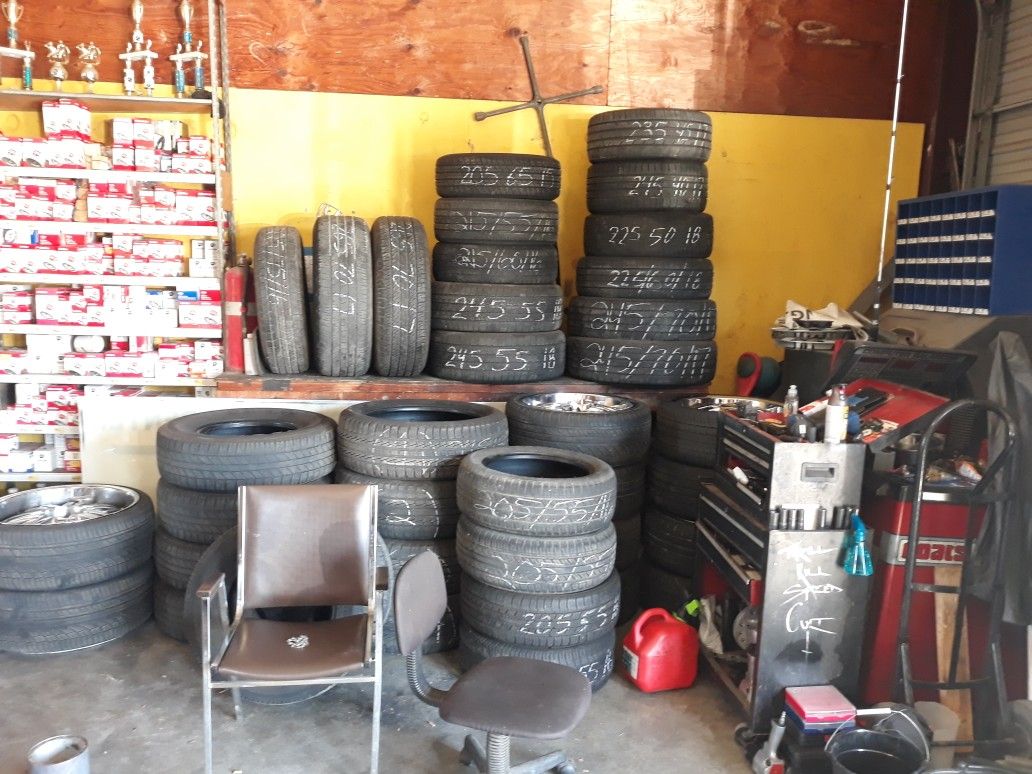 USED TIRE SALE $40 (MOUNT AND BALANCE INCLUDED)
