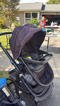 Stroller w/ infant seat and car base