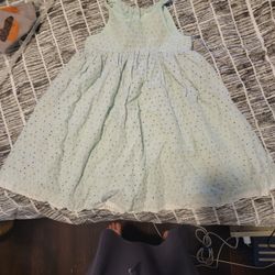 Light Green Summer Eyelet Dress Toddler Size 3t
