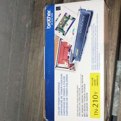 BROTHER TN-210Y GENUINE ORIGINAL YELLOW LASER TONER CARTRIDGE