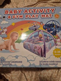 Baby activity and gym play mat