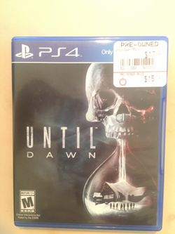 Sony PlayStation ps4 until dawn