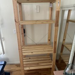 IKEA wooden shelves (adjustable) 