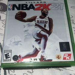$10 NBA 2k21 Xbox One Like New 