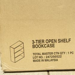 bookshelf  “Unopened box”