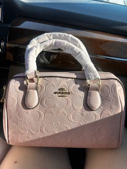Pink coach bag