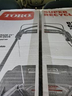 New Toro Lawnmower  Super Recycler
