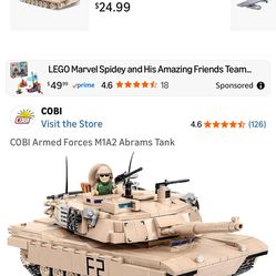 COBI Armed Forces M1A2 Abrams Tank