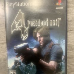 Resident Evil 4 For PS2 (complete And In Great Condition)