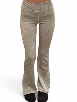 Heather Gray Flare Yoga Pants |XXS