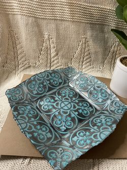 Vintage turquoise bowl