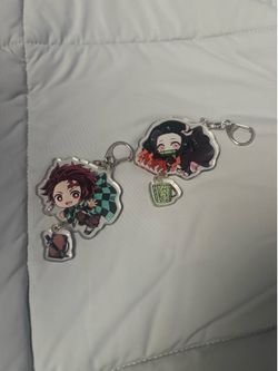 Demon Slayer Acrylic Keychains – Tanjiro & Nezuko