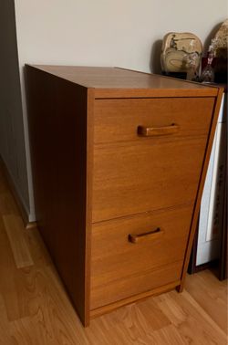 Vintage MCM Danish Teak Filing Cabinet