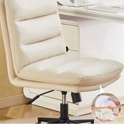 Octopus Feet Ergonomic Executive Office Chair with PU Leather Wheels and Armless