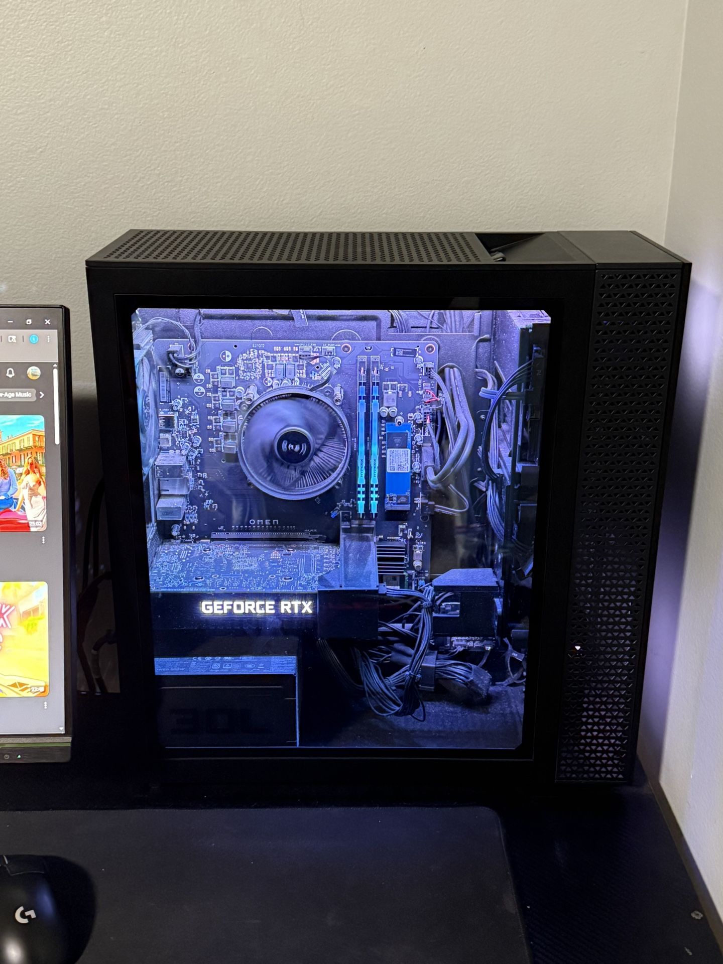 Gaming Desktop HP Omen 30L – R7 3700X • RTX 2060 • 16GB • 256GB SSD + 1TB HDD