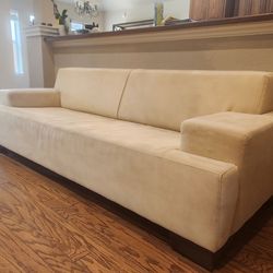 Cream sofa - 89"