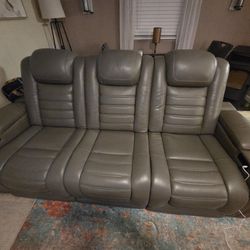 Ashley Zero Gravity Leather Reclining Sofa