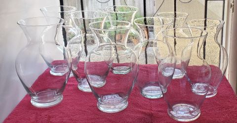 Vases - Centerpieces - Large Glass