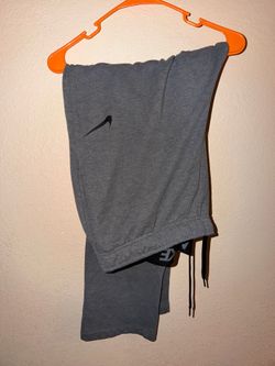 Nike Dri-FIT Mens Gray Sweatpants 3XL Tall Open Hem Fleece Pants 3XLT