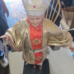 Pope John Paul II 20" Porcelain Doll The Danbury Mint 1994