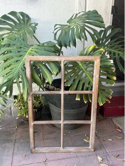 Set of 3 Rustic Vintage Wood Window Frames – Farmhouse Wall Decor