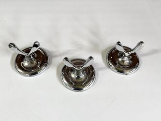 Moen Robe Towel Hooks Polished Chrome Set of 3