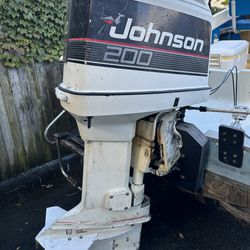 1986 Johnson Outboard 200 HP