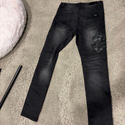 black amiri jeans