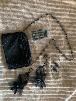 Black Rhinestone Evening Clutch Bag