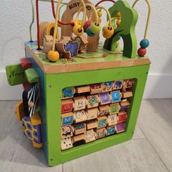 Kids Wooden Play Cube