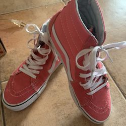 Vans Womens High tops Old School Hot Pink Like New