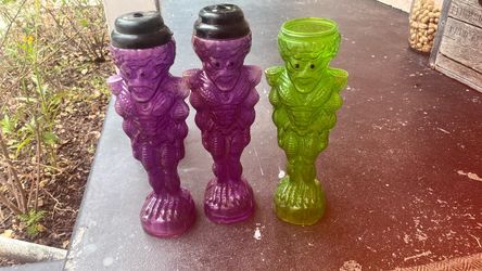 Vintage, novelty, Alien cup (set of three)