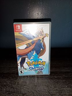 Pokemon sword video game with case READ⬇️⬇️
