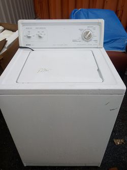 White Kenmore heavy duty washer