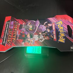 Pokemon Destined Rivals Booster Pack Sealed 33.18g SIR?? Heavy